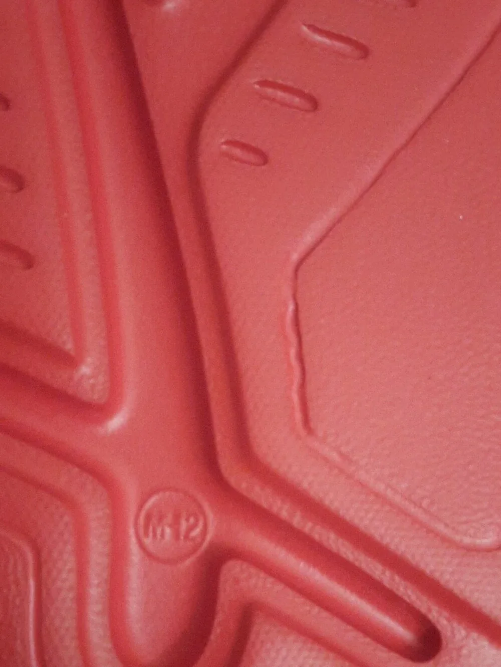 Fila Red Slide Sandals with White Logo 377